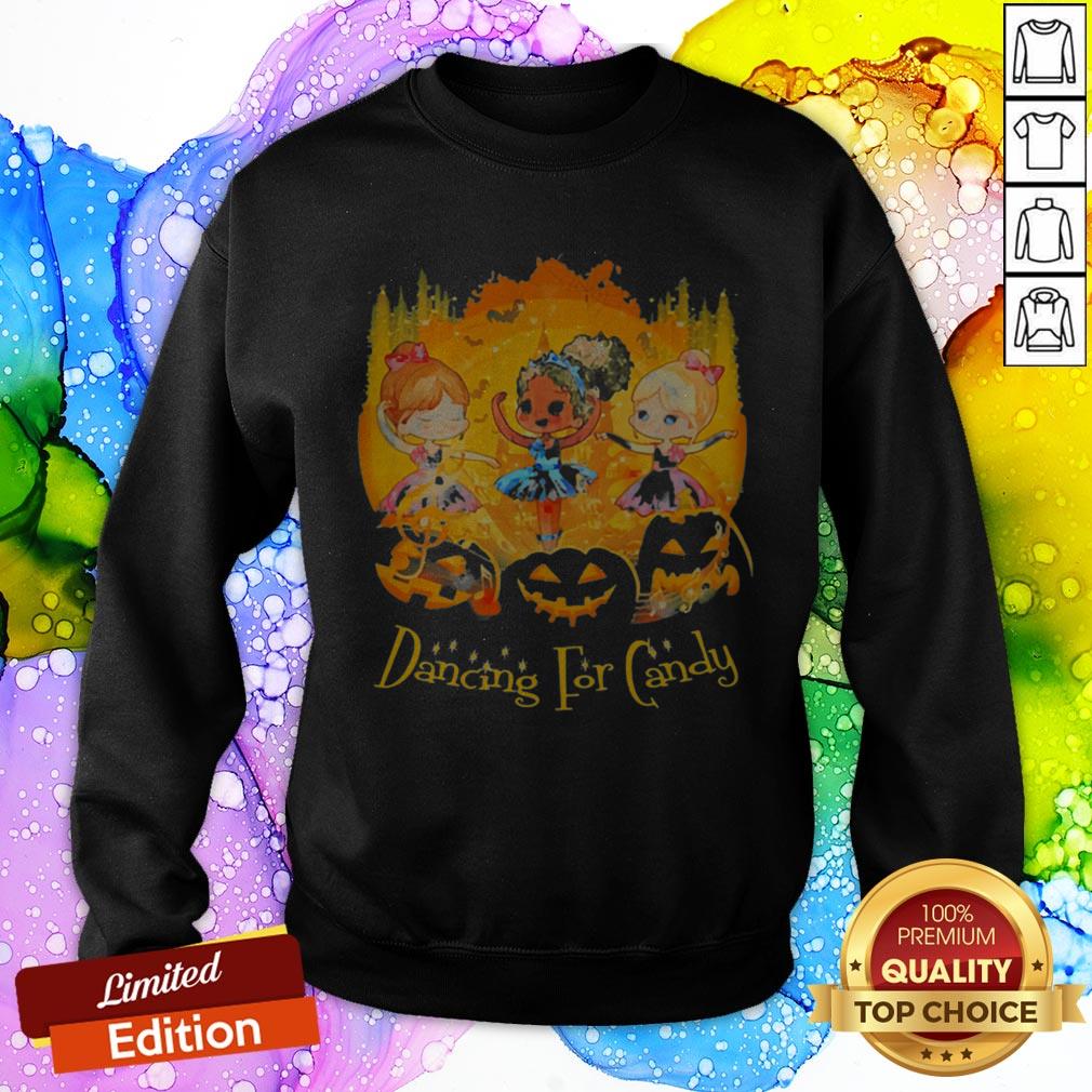 Girls Dancing For Candy Halloween Shirt