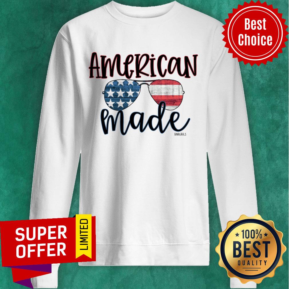 Glass American Flag Made Shirt
