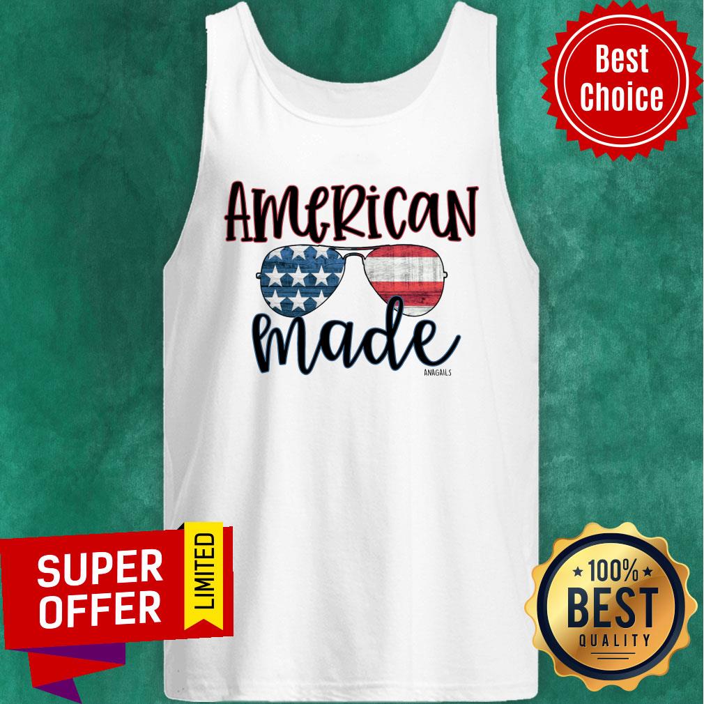 Glass American Flag Made Shirt