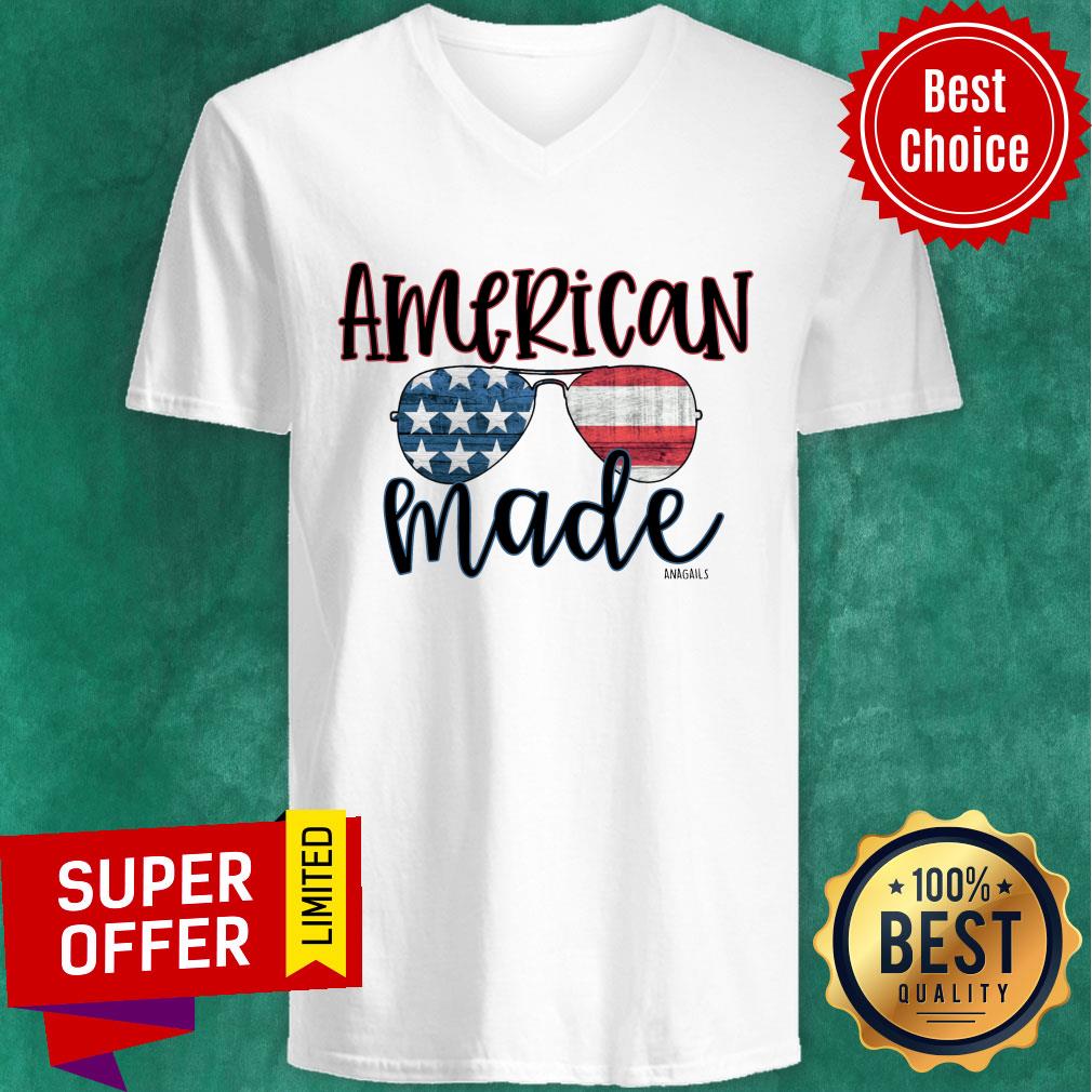 Glass American Flag Made Shirt