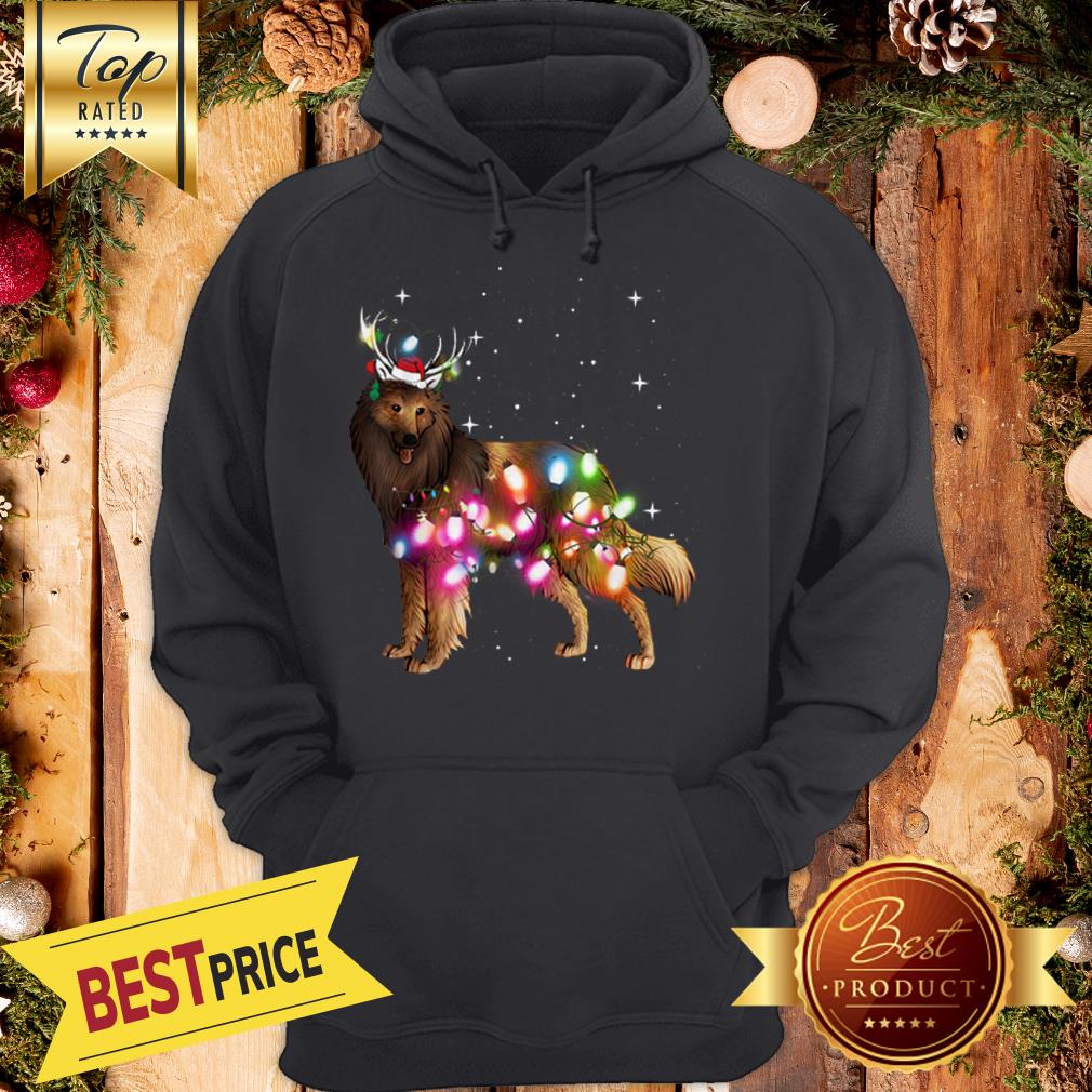 Good Belgian Tervuren Christmas Lights Shirt