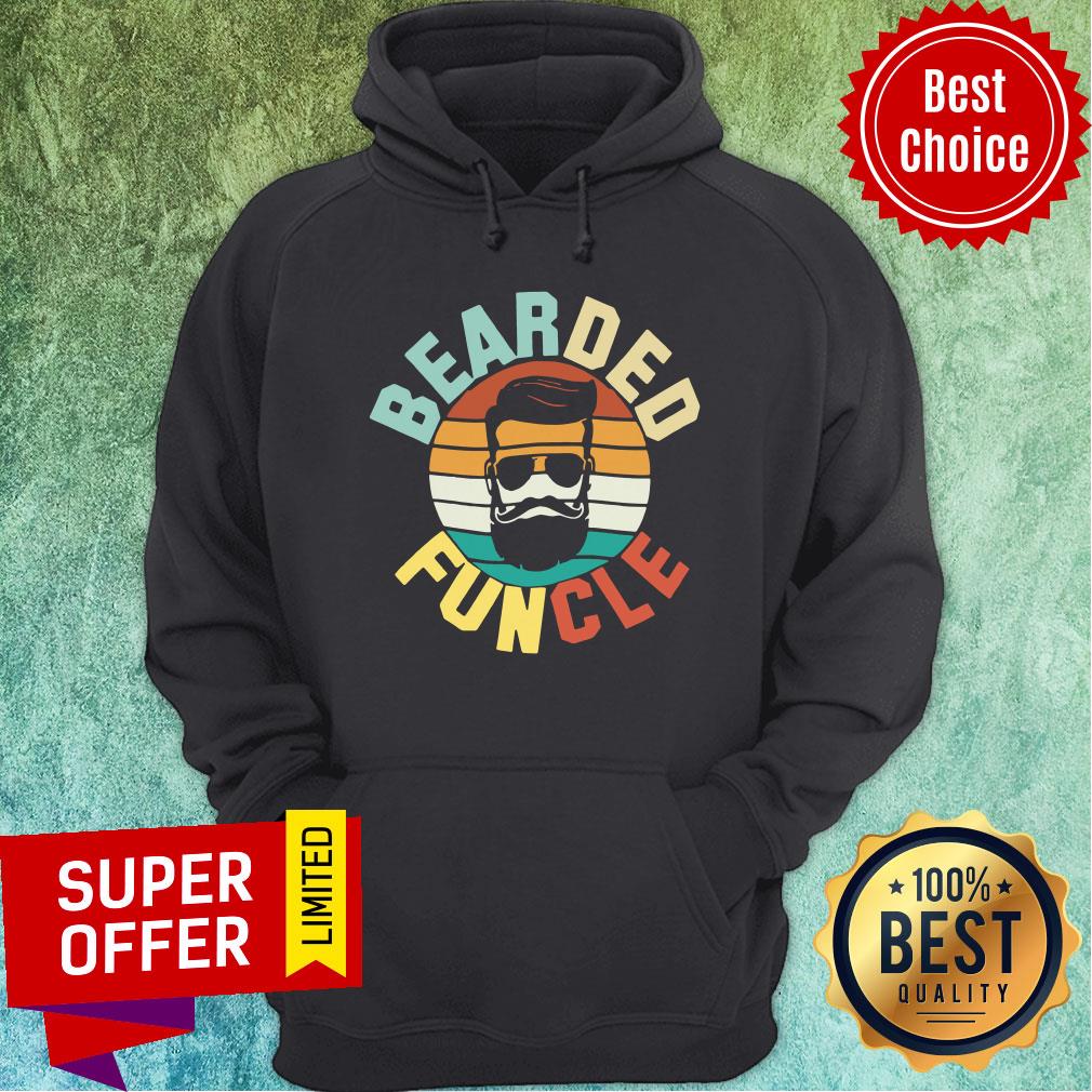 Good Cool Bearded Funcle Funny Uncle Vintage Retro Shirt