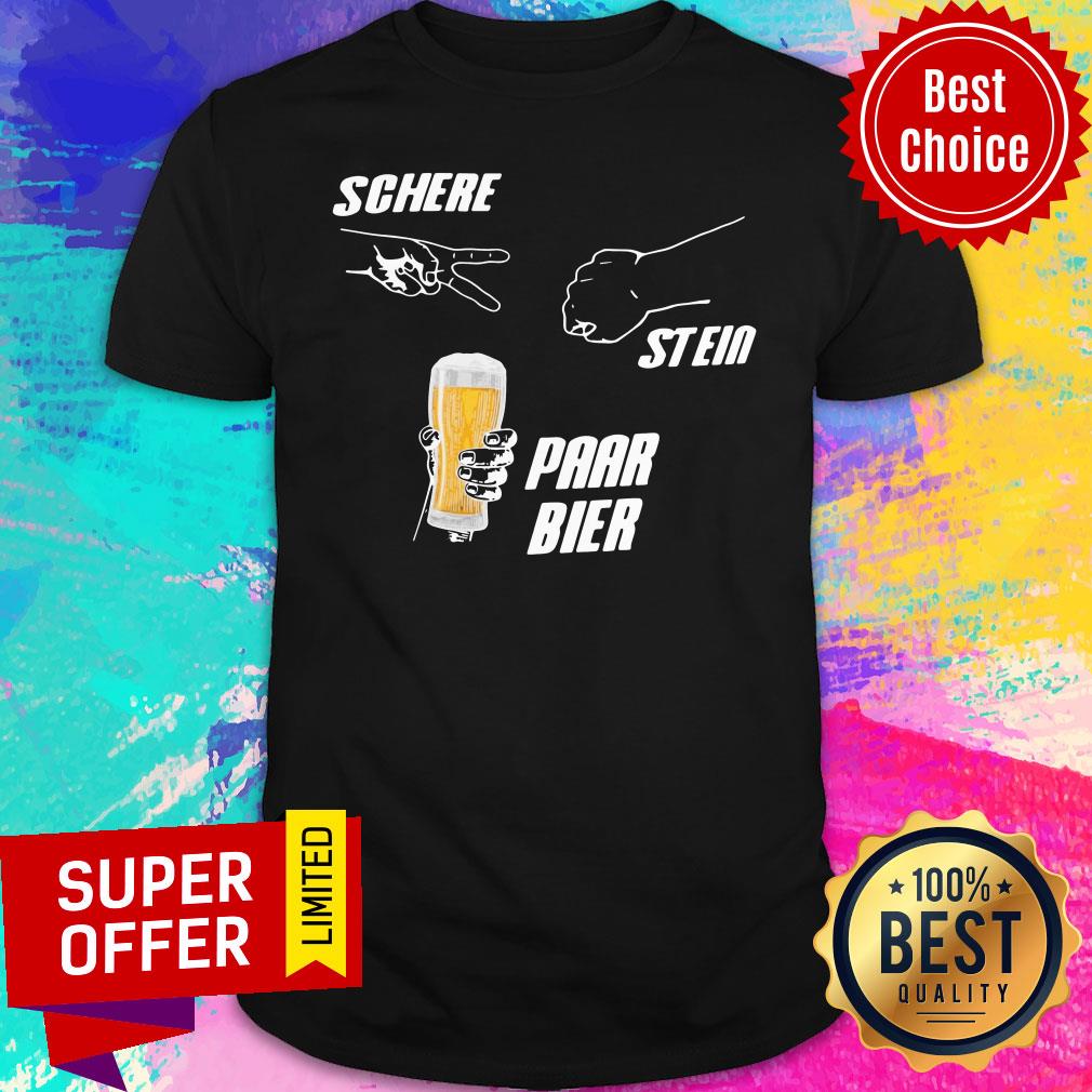 Good Schere Stein Park Bier Shirt