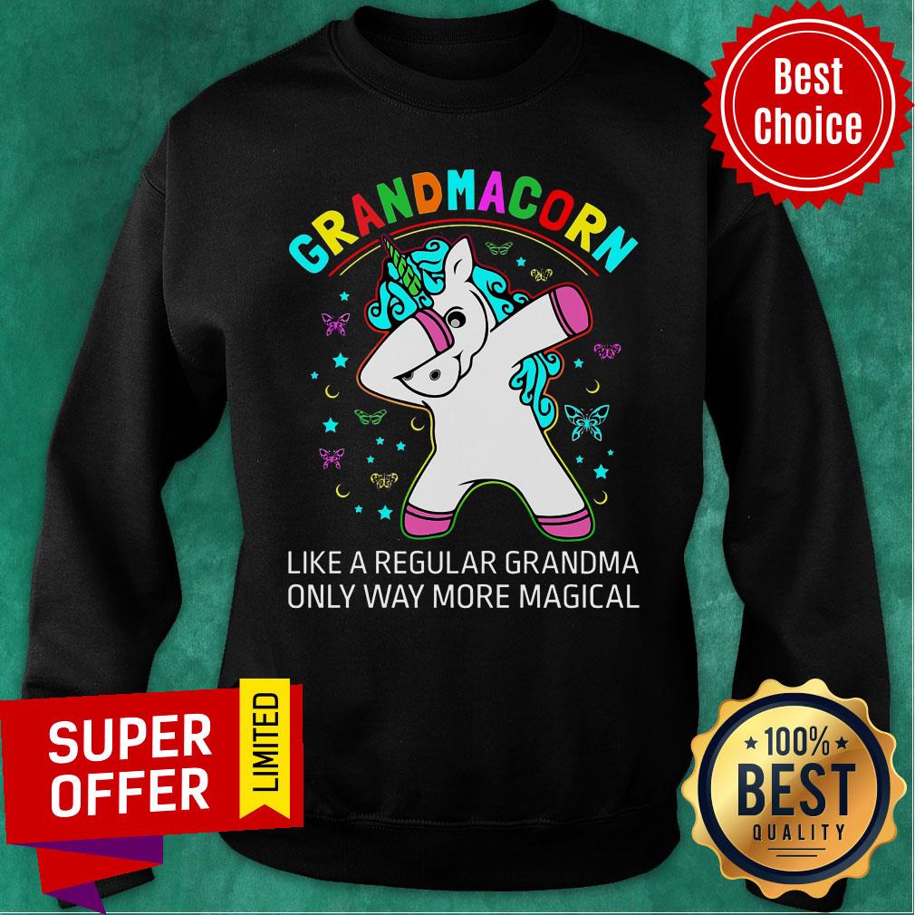 Grandmacorn Unicorn Like A Regular Grandma Only Way More Magical Shirt