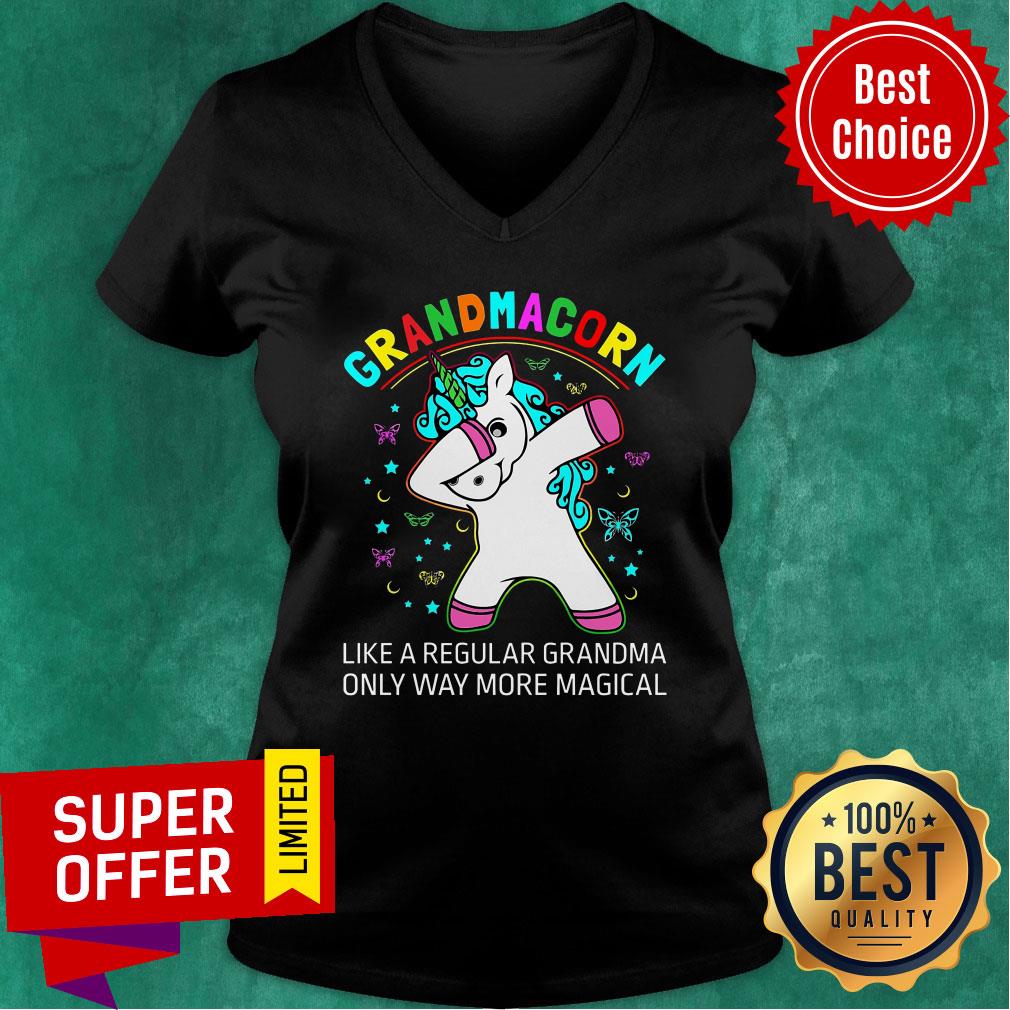 Grandmacorn Unicorn Like A Regular Grandma Only Way More Magical Shirt