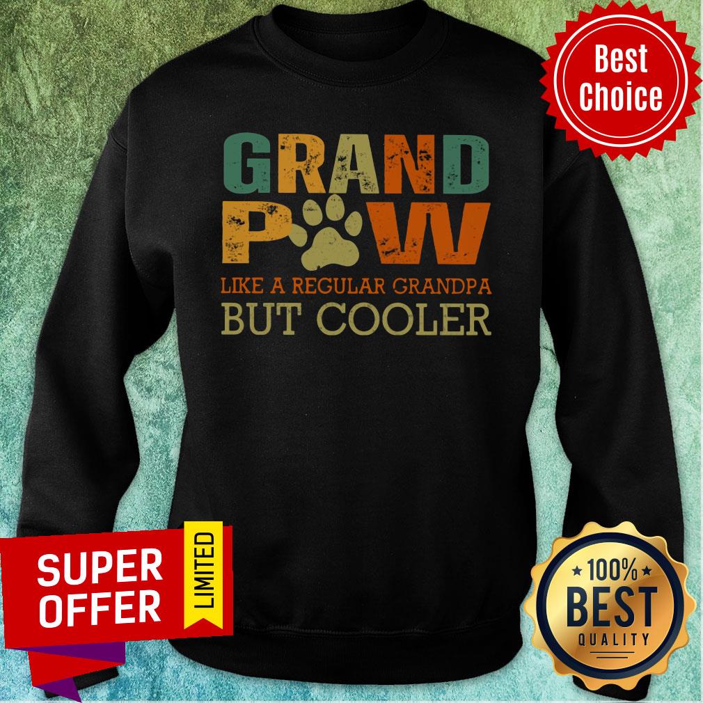 Grandpaw Like A Regular Grandpa But Cooler Shirt