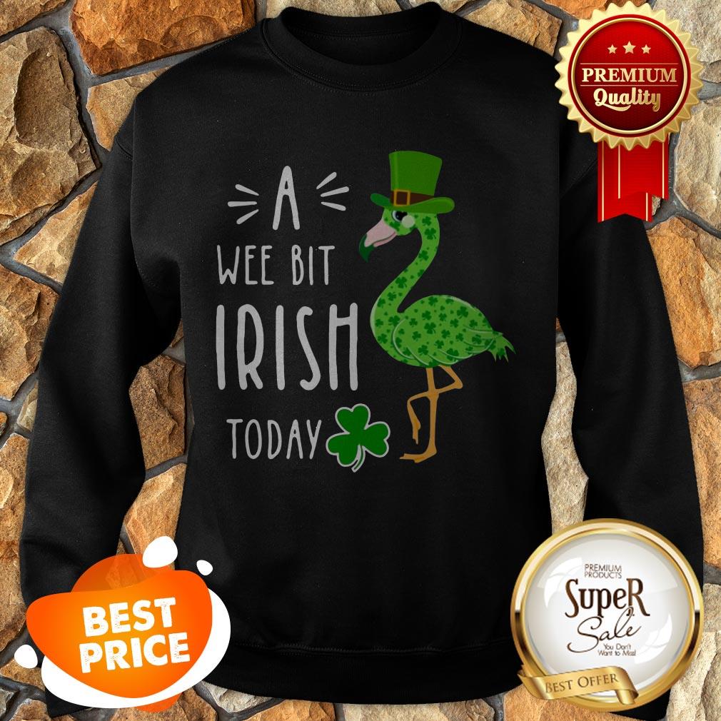 Green Flamingo A Wee Bit Irish Today 2020 Shirt
