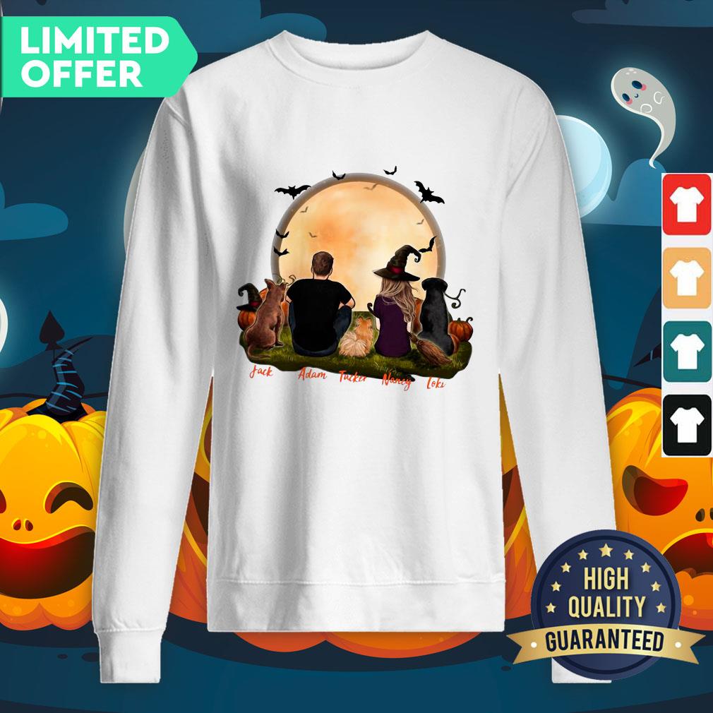 Halloween Jack Adam Tucker Nancy Loki Moon Shirt