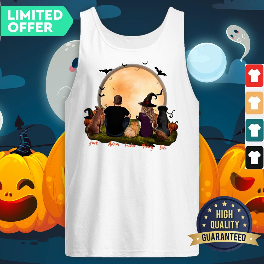 Halloween Jack Adam Tucker Nancy Loki Moon Shirt