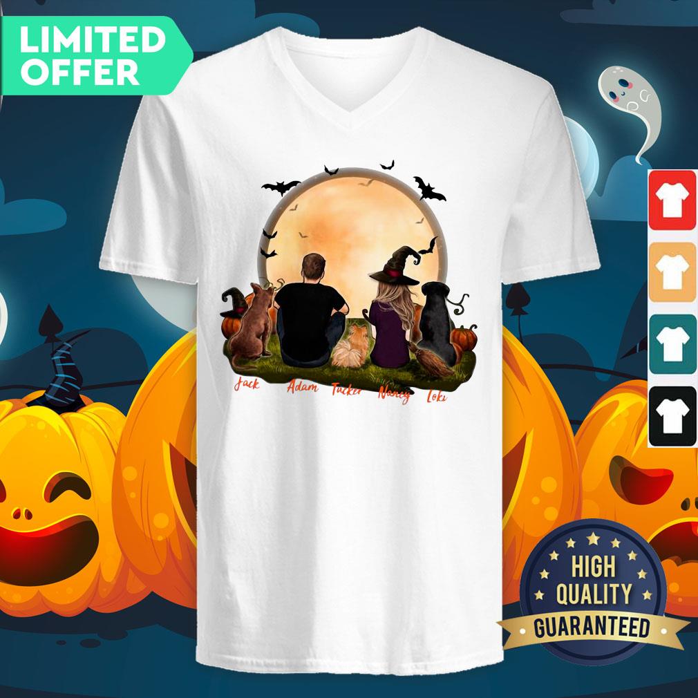 Halloween Jack Adam Tucker Nancy Loki Moon Shirt