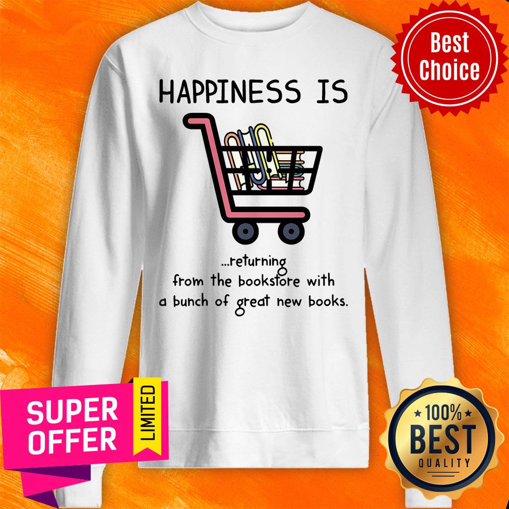 Happiness Is Returning From The Bookstore With Bunch Shirt