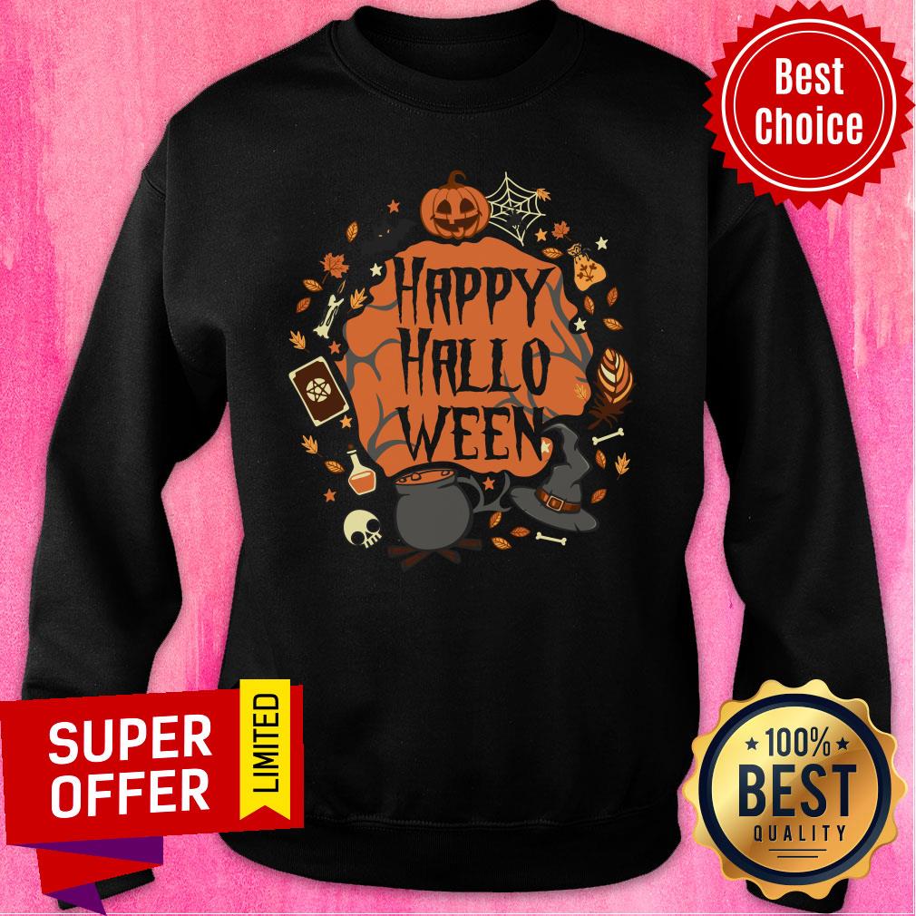 Happy Halloween Witch Pumpkin Shirt