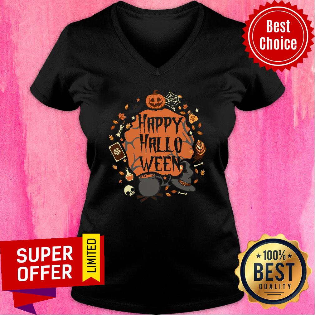 Happy Halloween Witch Pumpkin Shirt