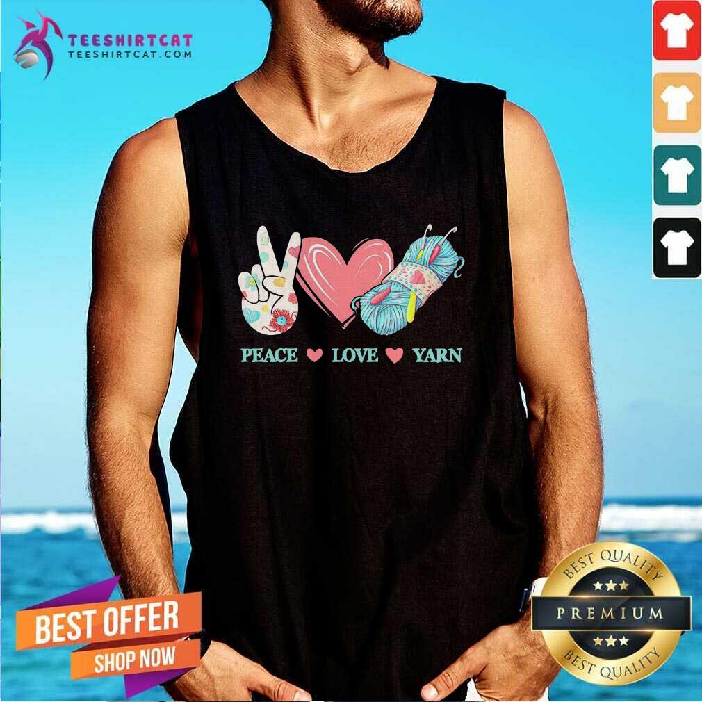 Happy Peace Love Yarn Shirt