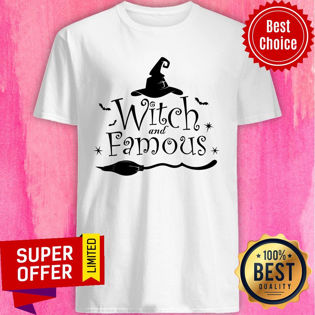 Hat Witch And Famous Halloween Shirt