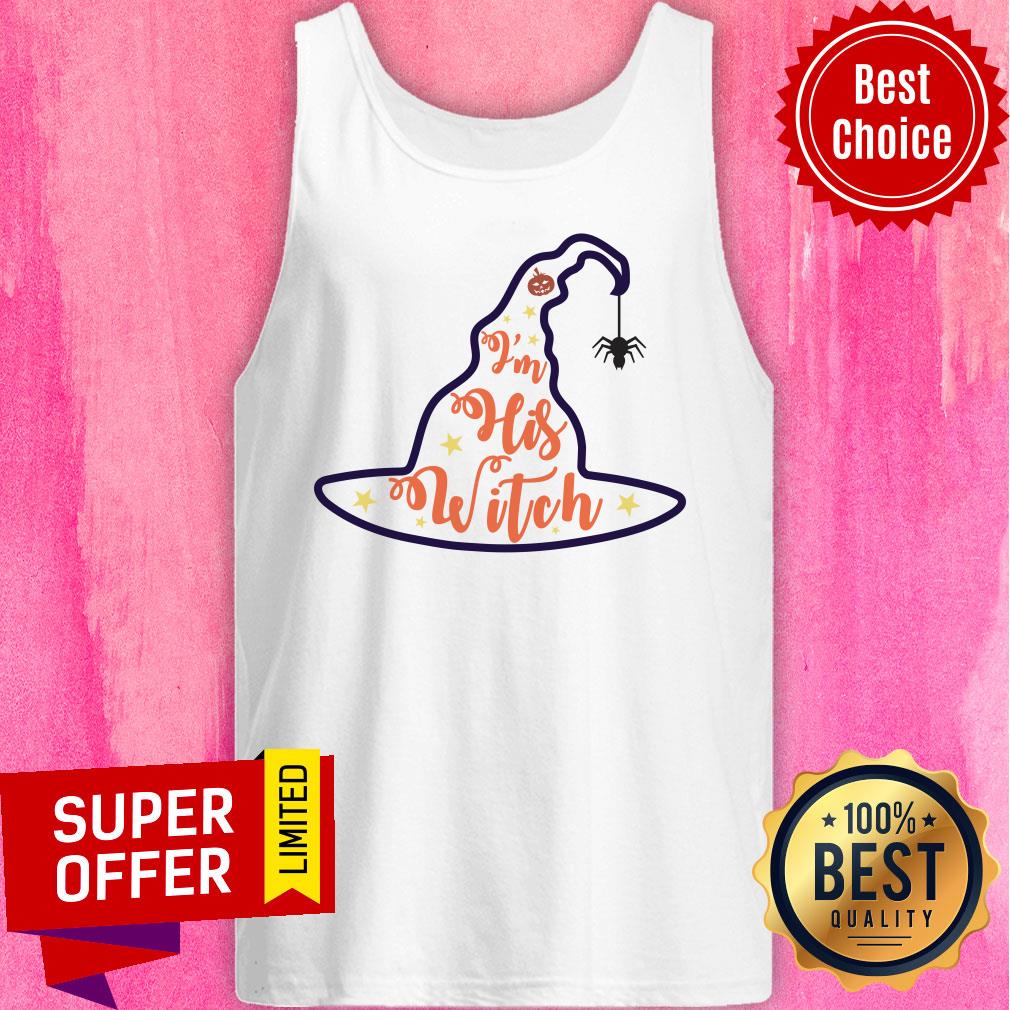 Hat Witch I'm His Witch Pumpkin Shirt