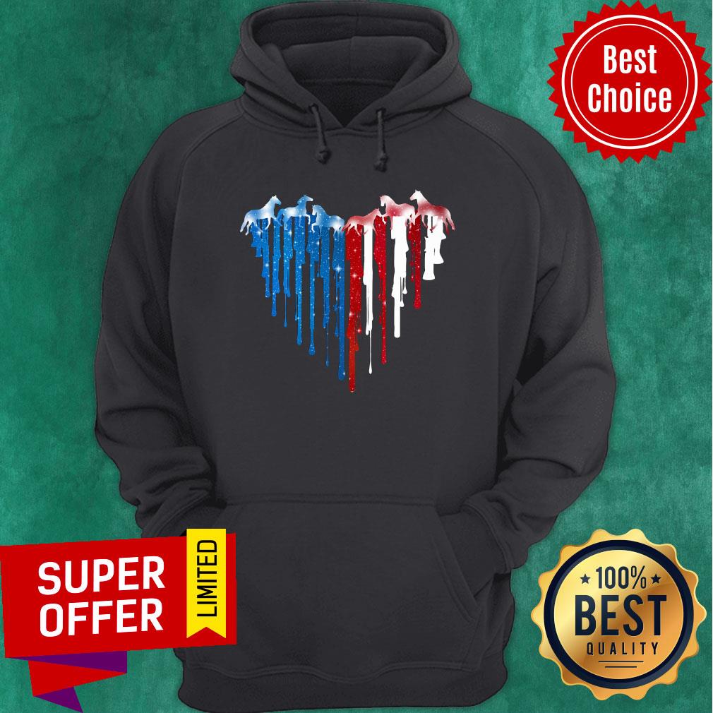 Heart Cruise American Flag Boat Shirt