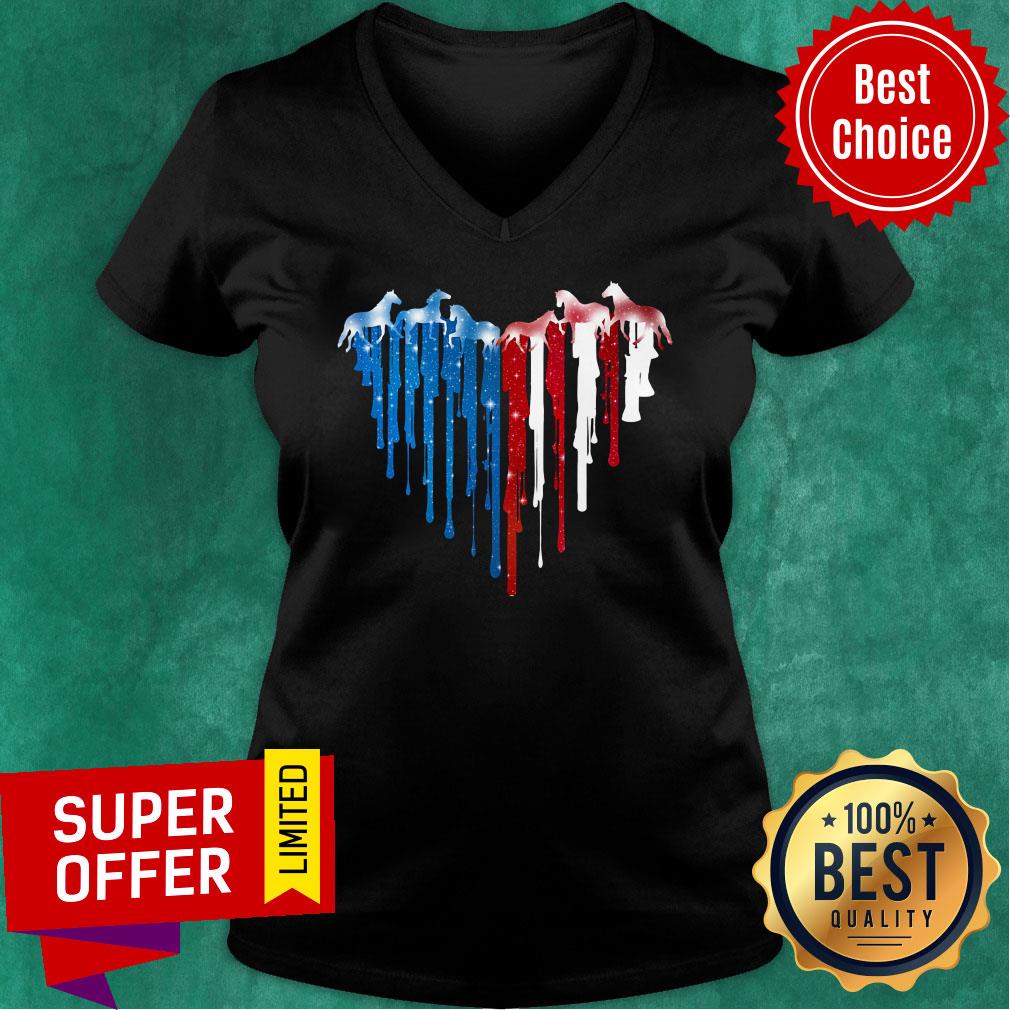 Heart Cruise American Flag Boat Shirt