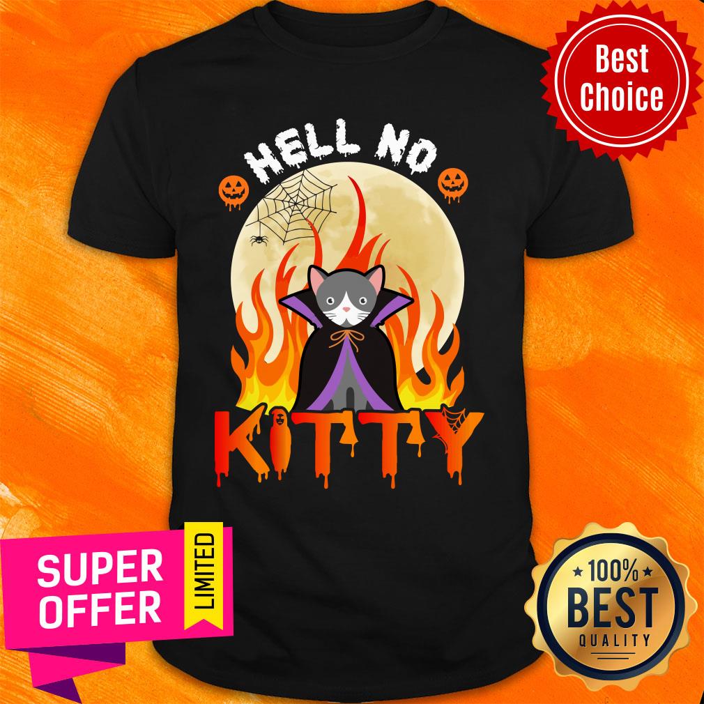 Hell No Kitty Halloween Shirt