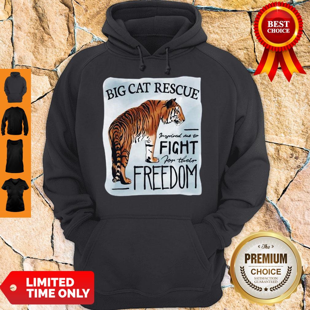 Official Tiger King Big Cat Rescue Inspired Me To Fight For Freedom Shirt