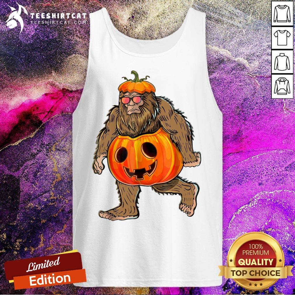 Hot Halloween Bigfoot Pumpkin Shirt