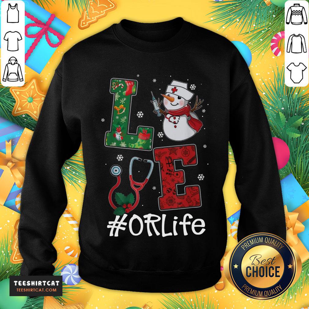 Hot Love Cna Life Snowman Nurse Christmas Shirt