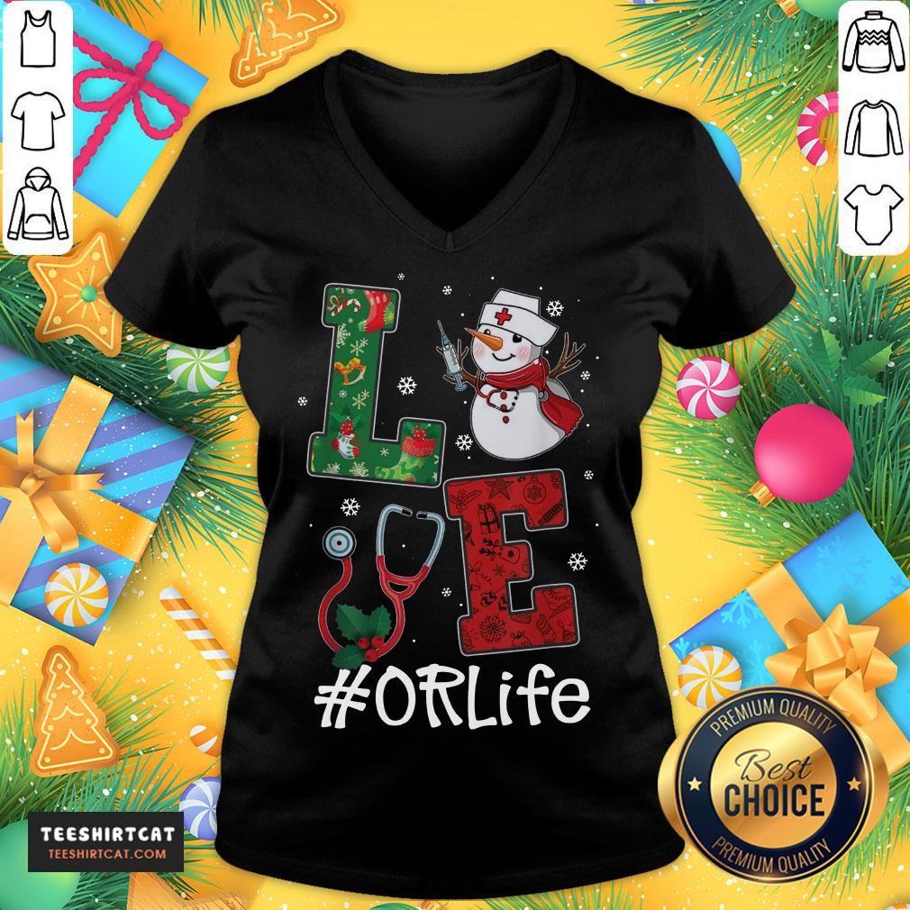 Hot Love Cna Life Snowman Nurse Christmas Shirt