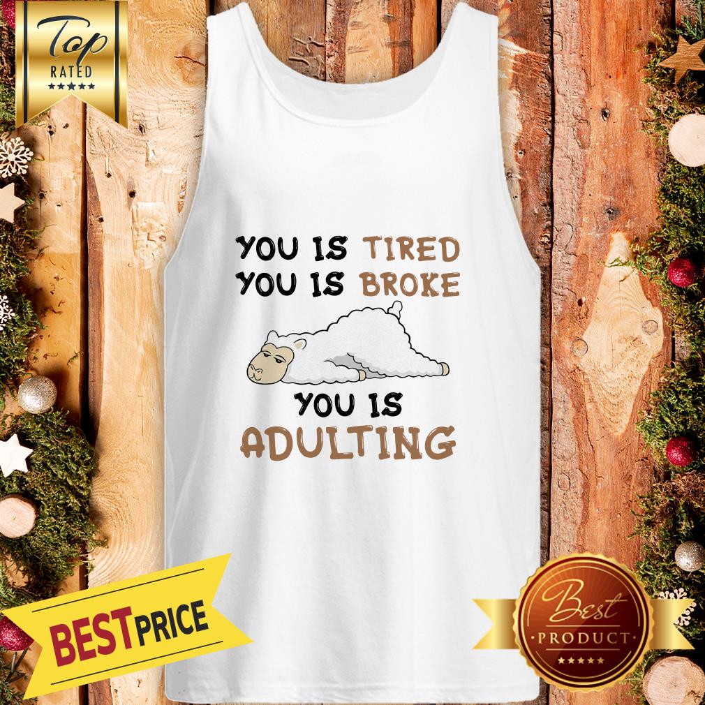 Hot You Is Tired You Is Broke You Is Adulting Sheep Shirt