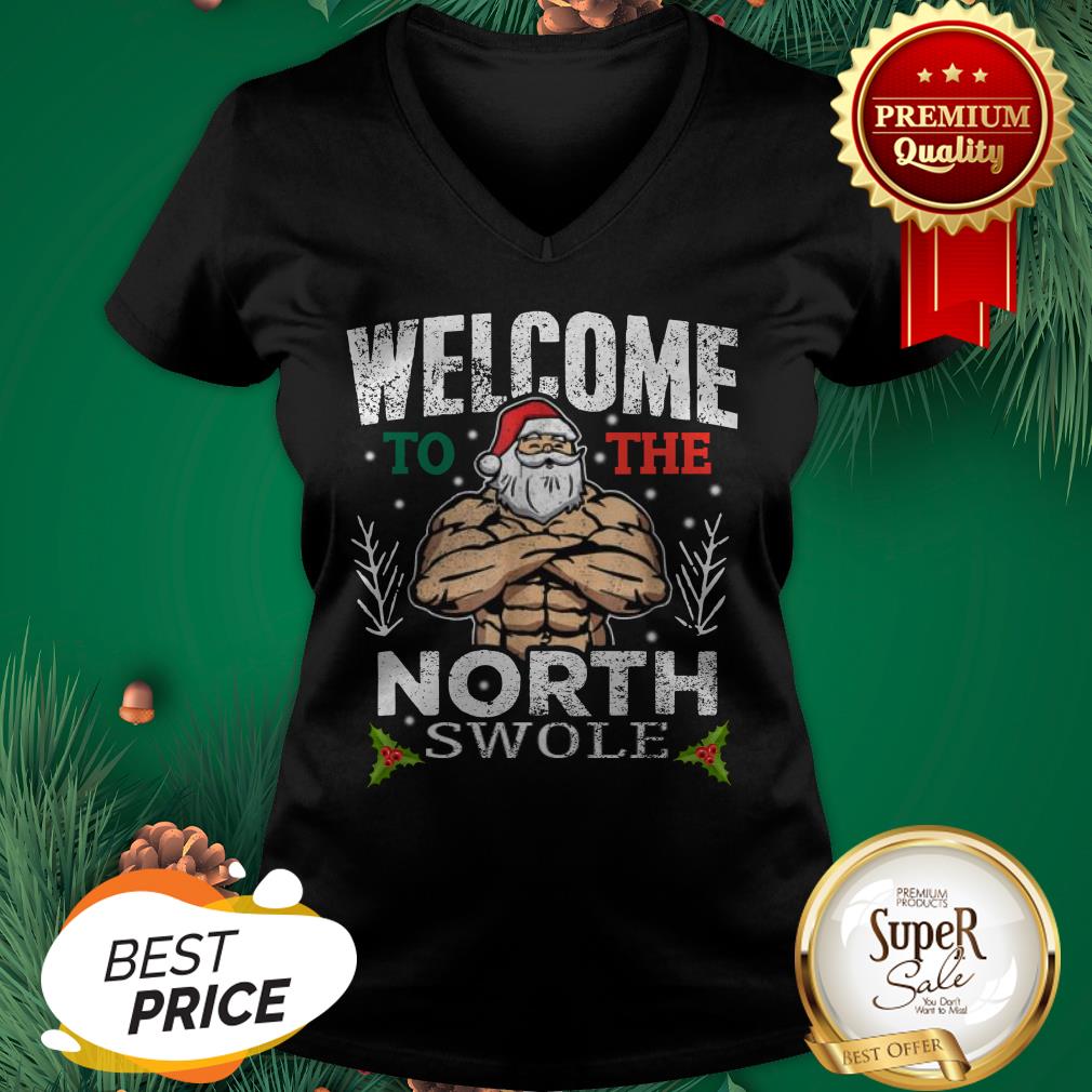 Hunky Santa Ted Welcome To The North Swole Christmas Shirt