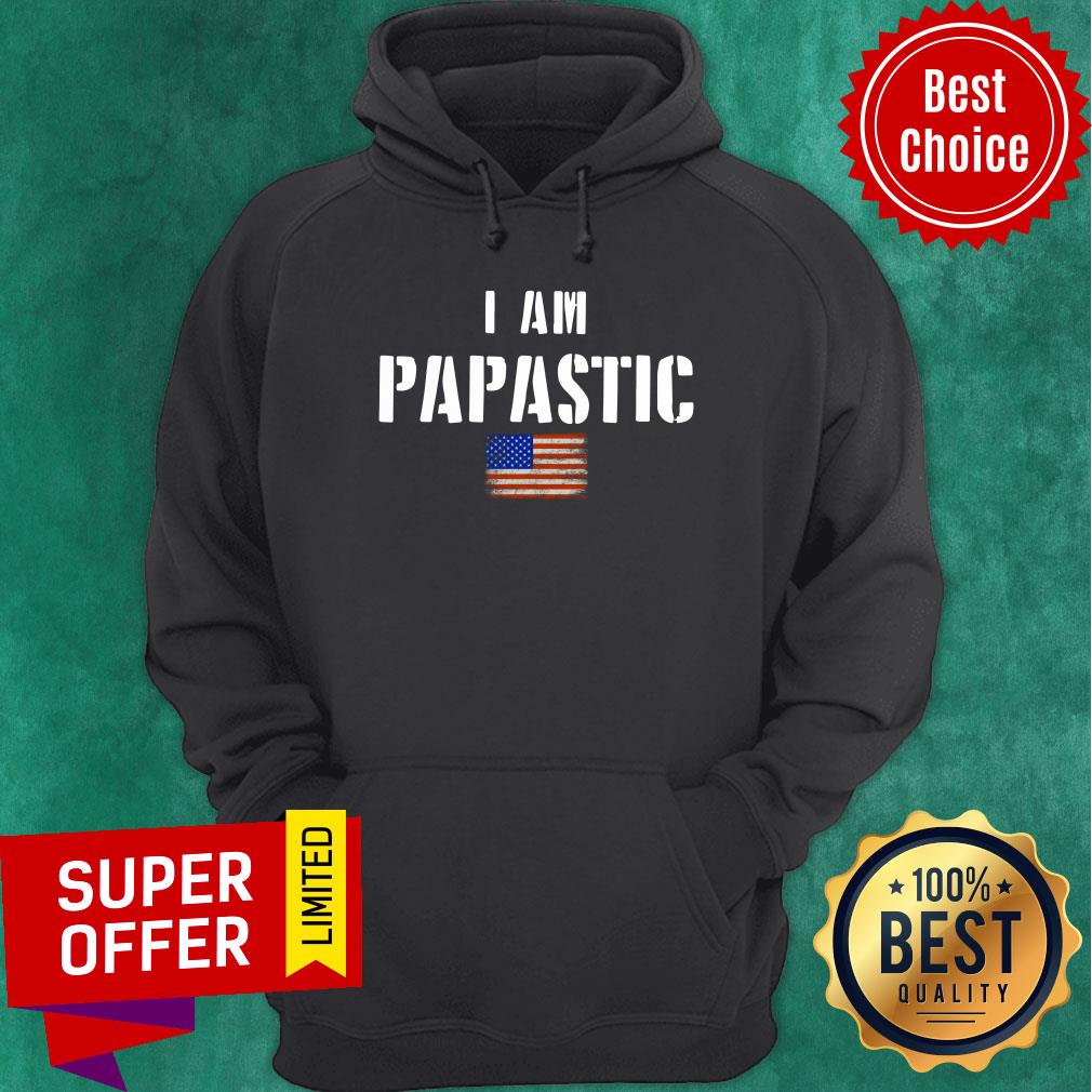 I Am Papastic American Flag Shirt