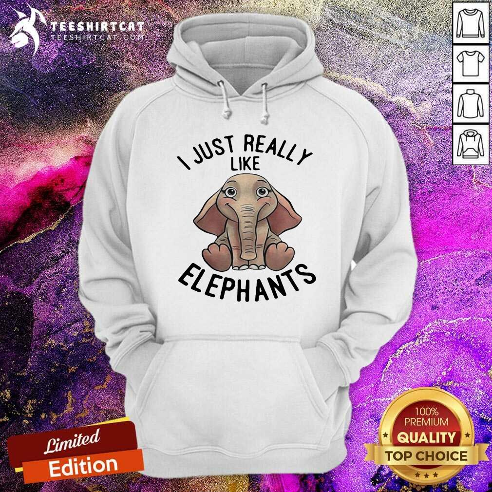 I Just Really Like Elephants Shirt