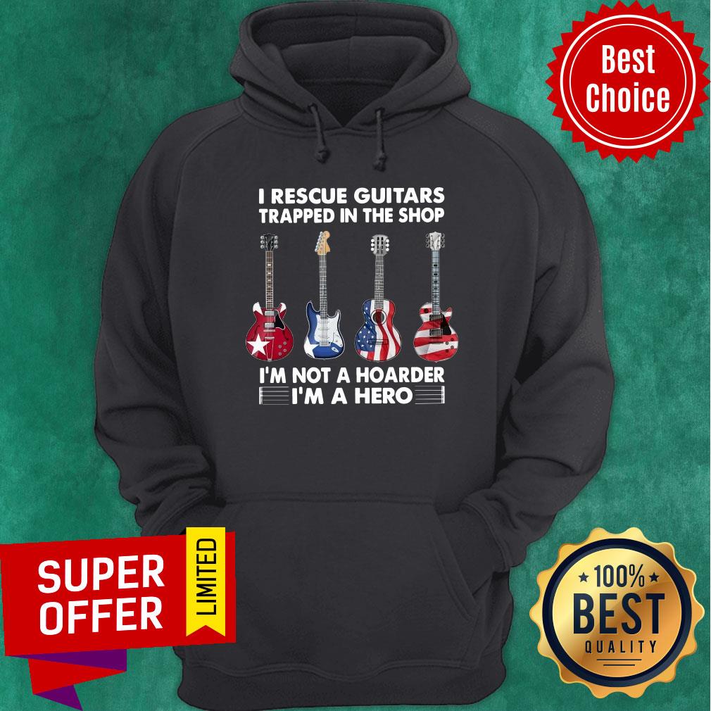 I Rescue Guitars Trapped In The Shop I'm A Hero Shirt