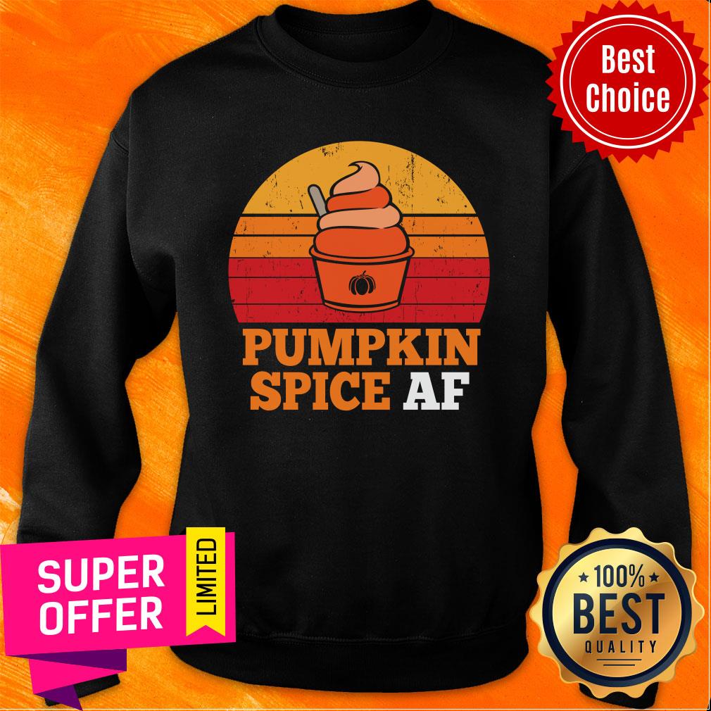 Icecream Pumpkin Spice Af Halloween Vintage Shirt
