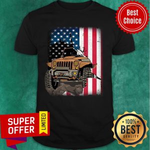 JP Wall Flag Jeep USA Flag Shirt