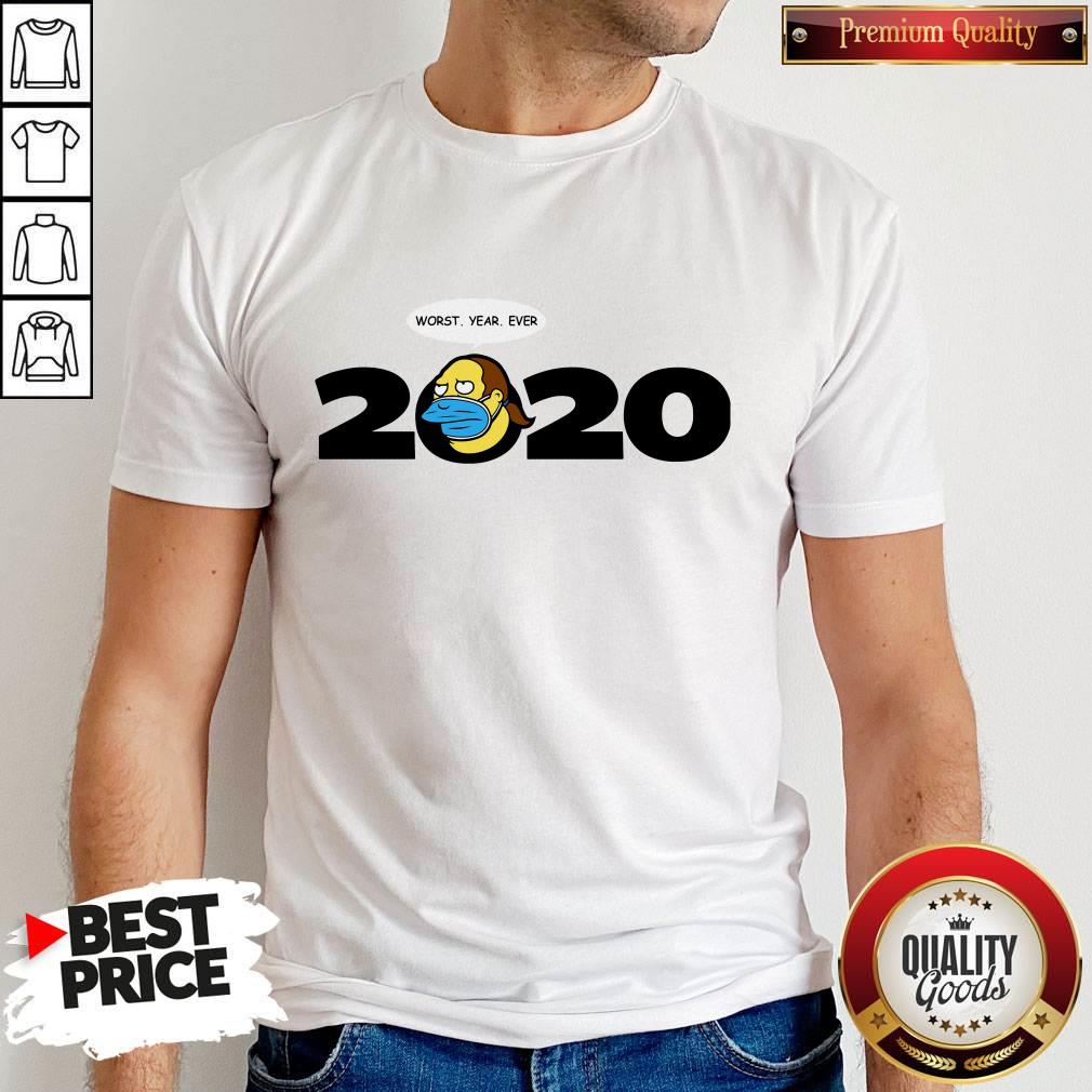 Jeff Albertson Face Mask Worst Year Ever 2020 Shirt