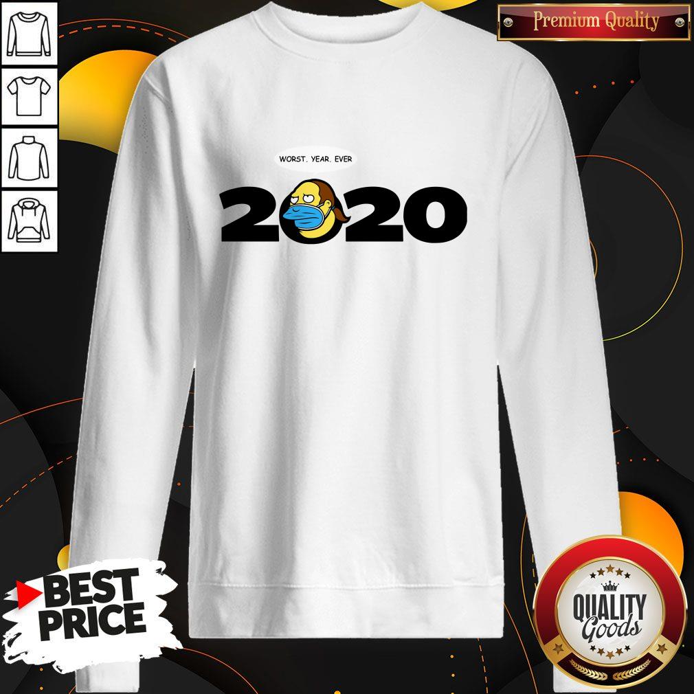 Jeff Albertson Face Mask Worst Year Ever 2020 Shirt