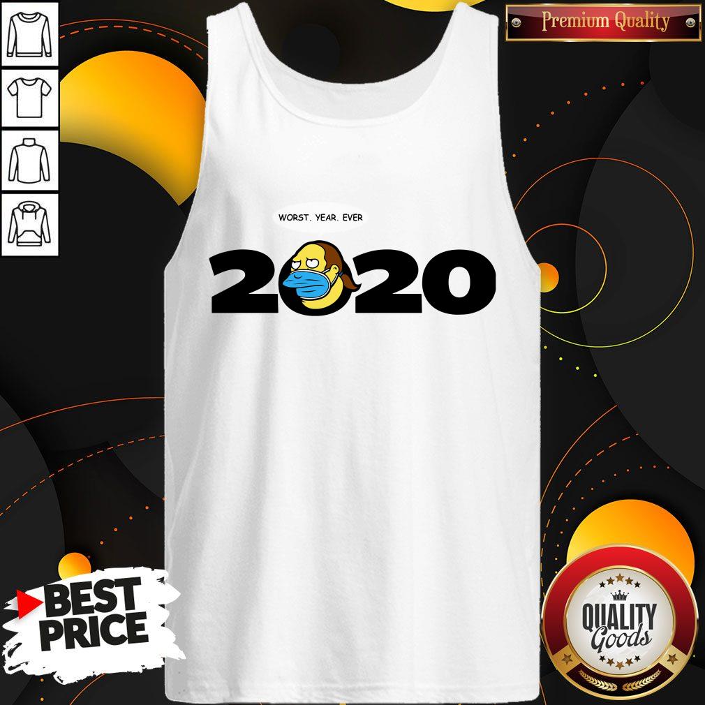 Jeff Albertson Face Mask Worst Year Ever 2020 Shirt