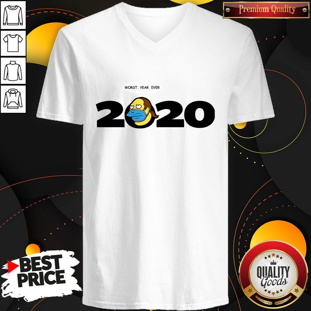 Jeff Albertson Face Mask Worst Year Ever 2020 Shirt