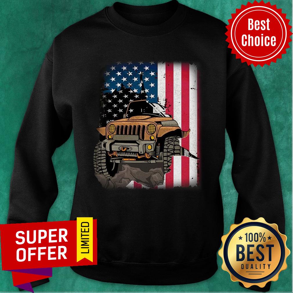 JP Wall Flag Jeep USA Flag Shirt