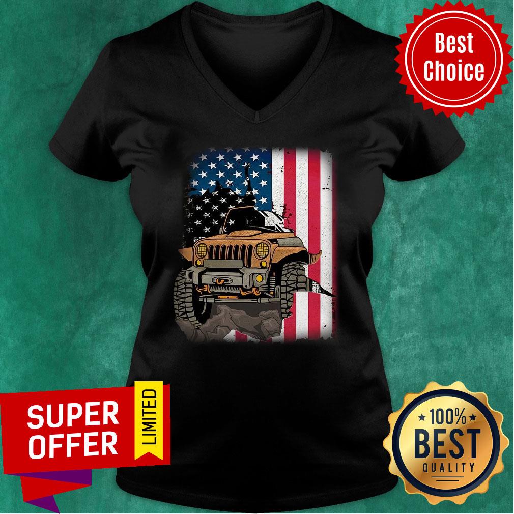 JP Wall Flag Jeep USA Flag Shirt