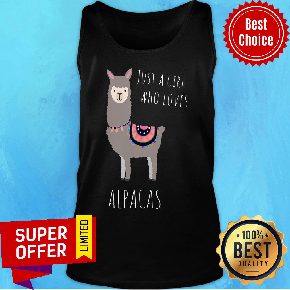 Just A Girl Who Loves Sheep Alpacas Shirt