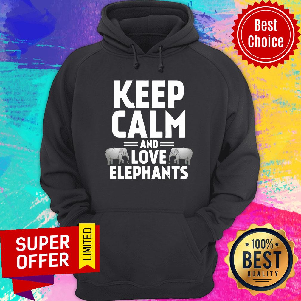 Keep Calm And Love Elephants Shirt