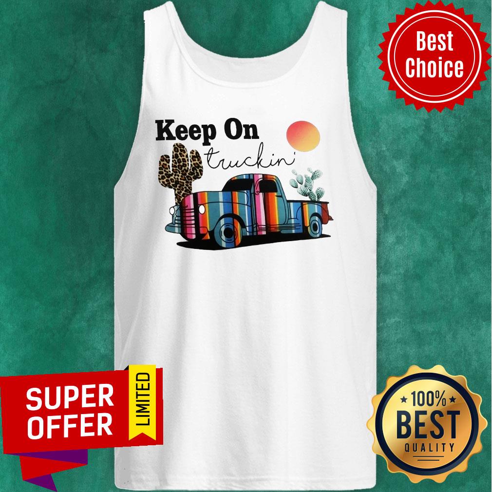 Keep On Truckin' Cactus Car Shirt