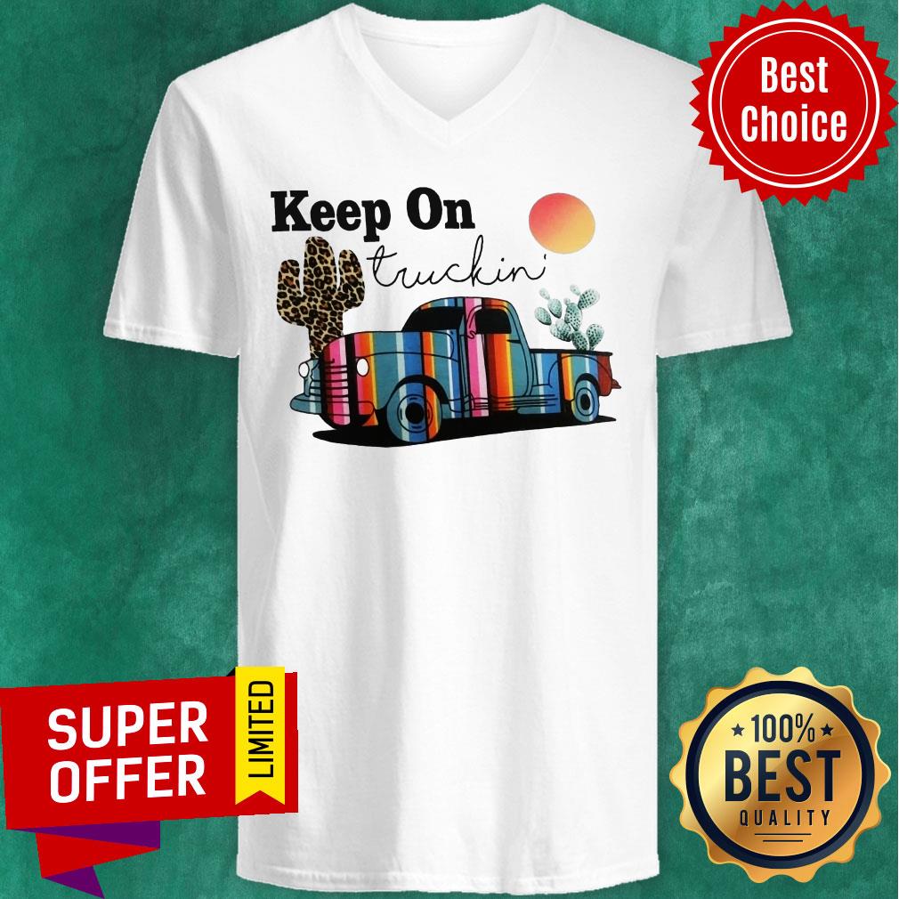 Keep On Truckin' Cactus Car Shirt