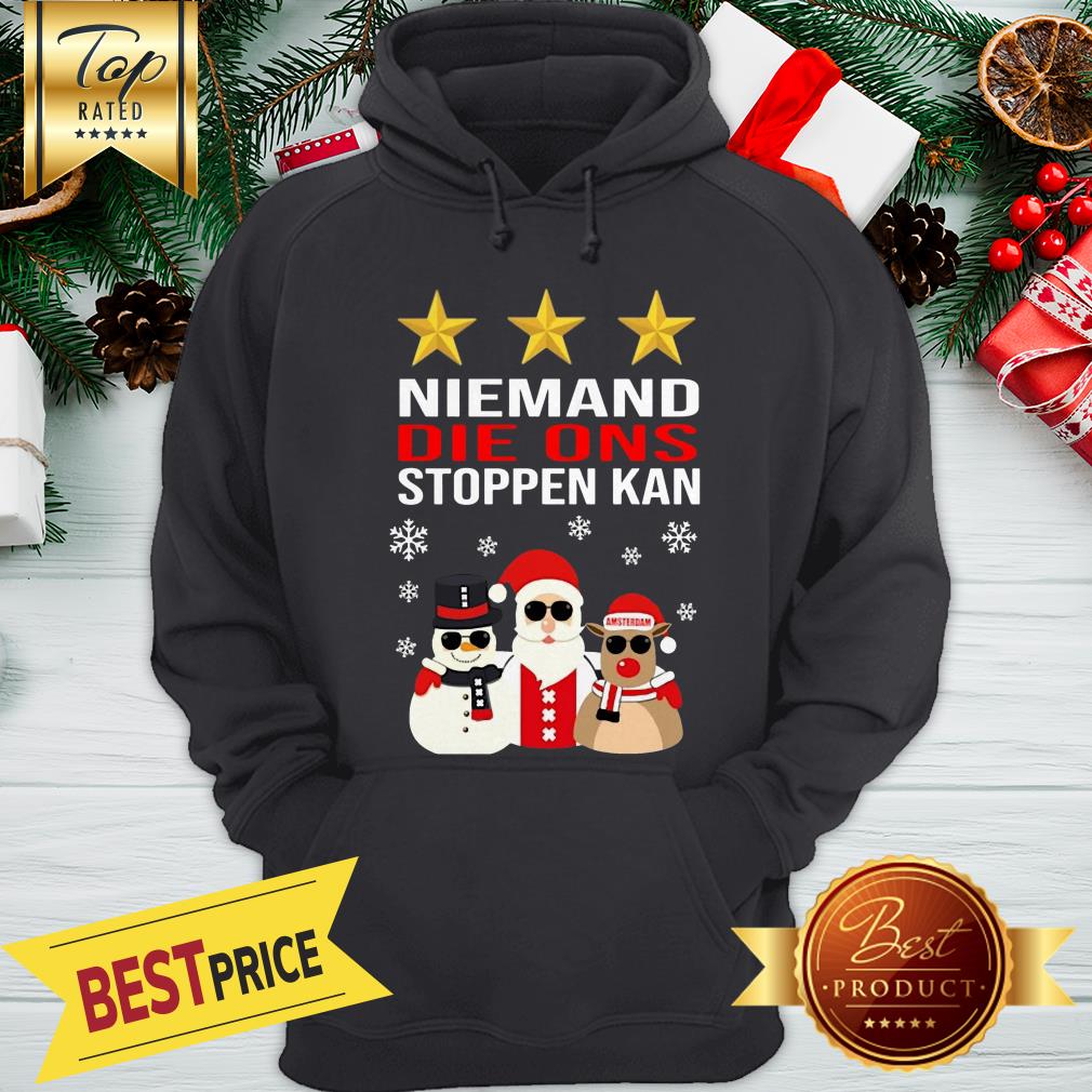 Kersttrui Niemand Die Ons Stoppen Kan Shirt