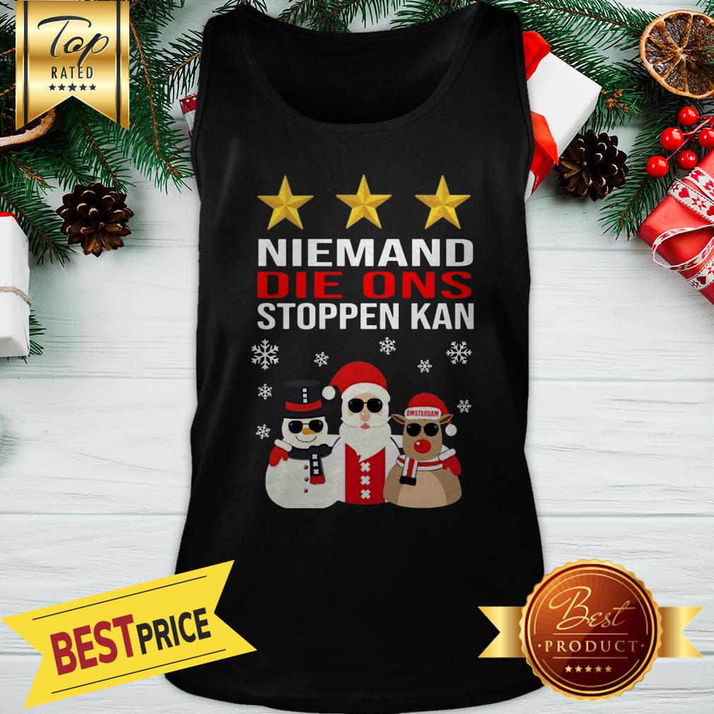 Kersttrui Niemand Die Ons Stoppen Kan Shirt