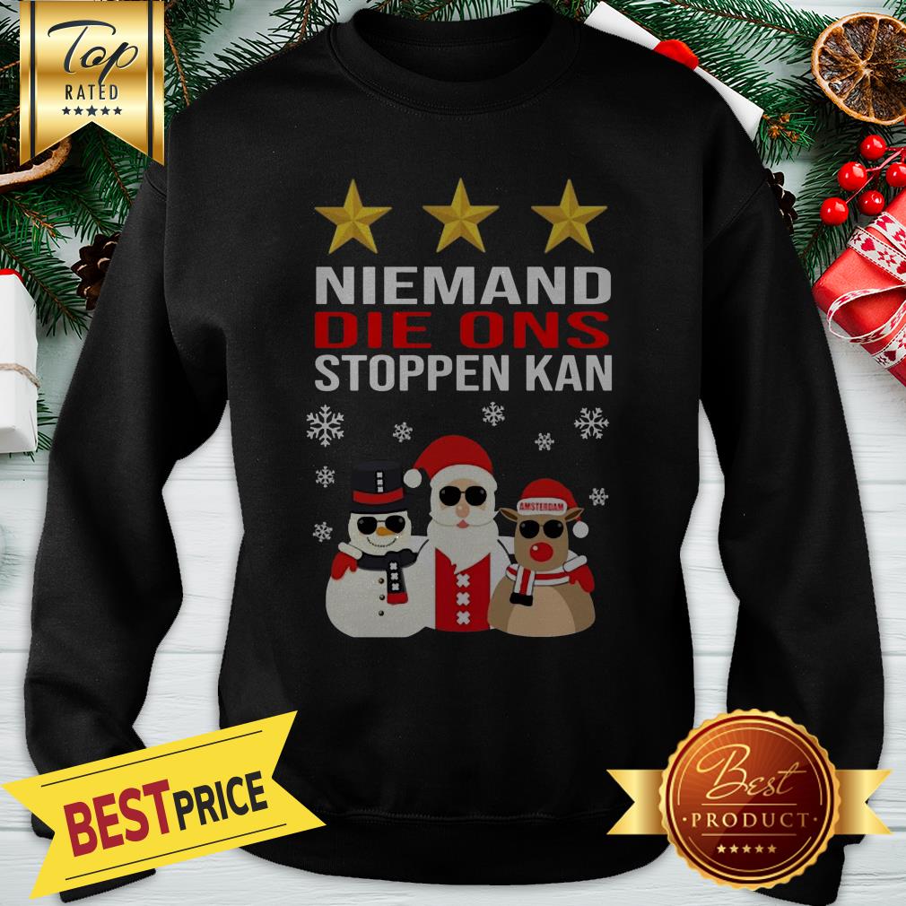 Kersttrui Niemand Die Ons Stoppen Kan Shirt