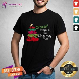 Funny Crocin' Around The Christmas Tree Shirt