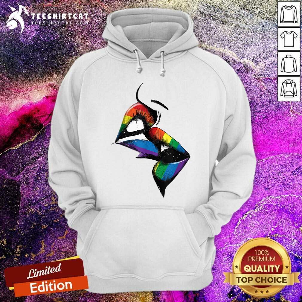 Lesbian Lips Kissing LGBT Shirt