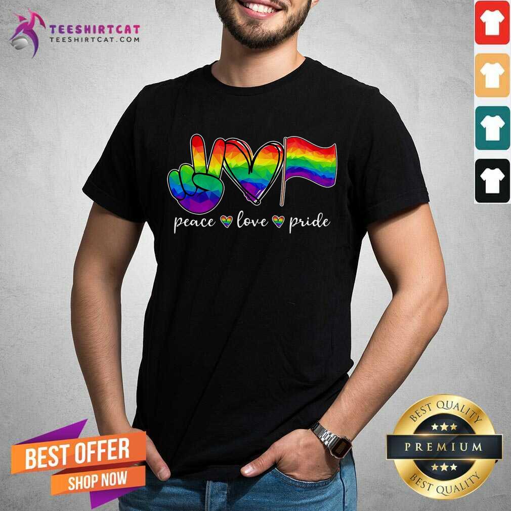 LGBT Peace Love Pride Shirt